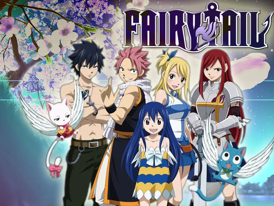 Gambar grup karakter Fairy Tail