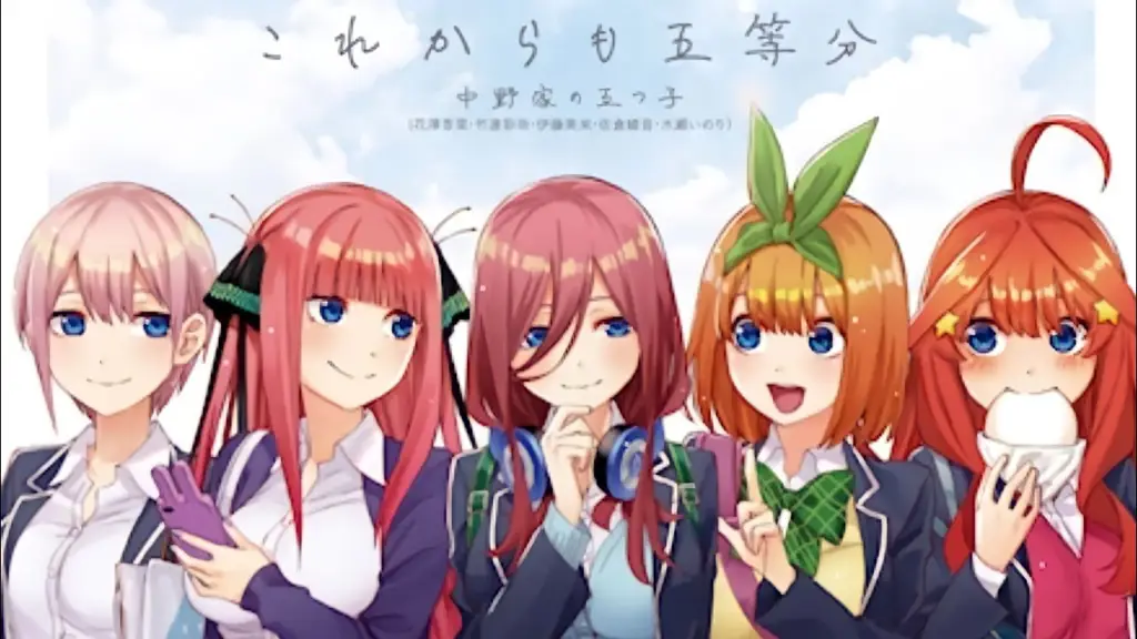 Adegan penutup film Gotoubun no Hanayome