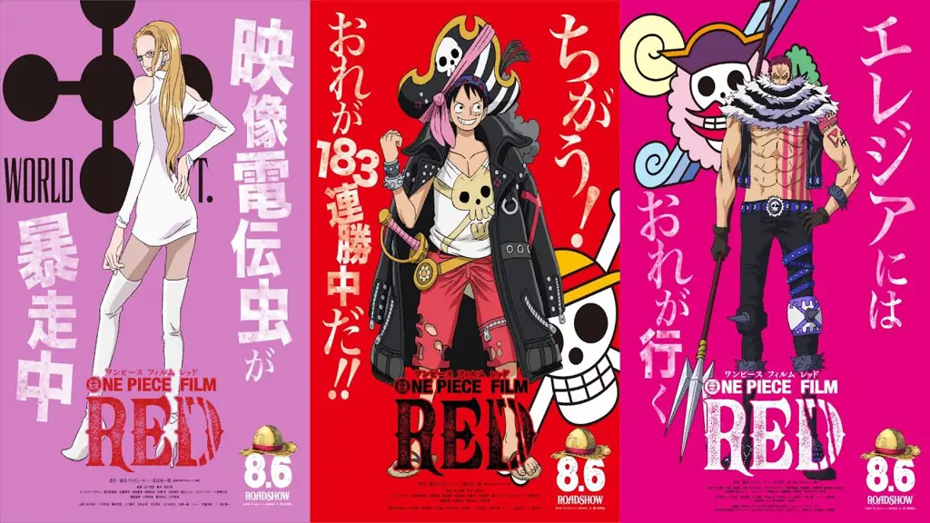 Karakter-karakter dalam film One Piece Red