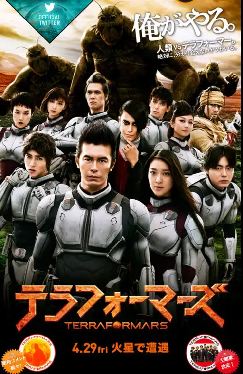 Karakter-karakter dalam anime Terra Formars