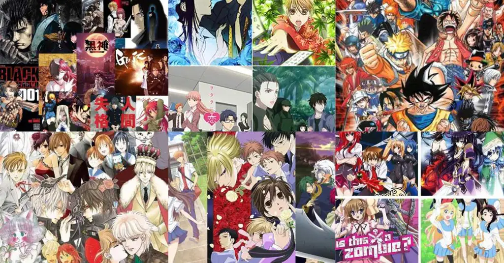 Berbagai genre anime yang populer