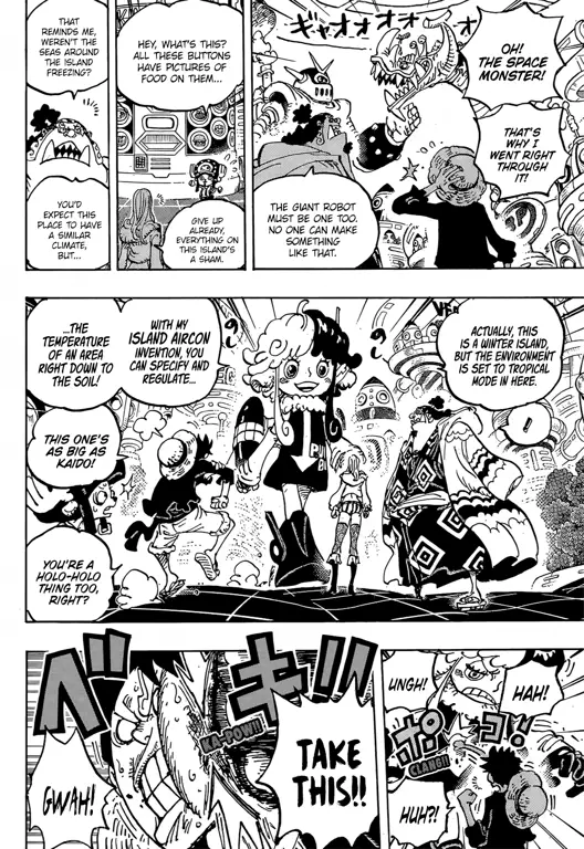 Momen-momen penting di Manga One Piece Chapter 1062