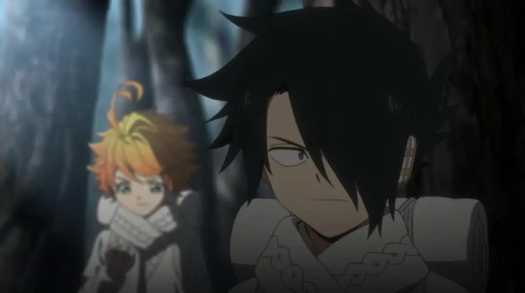 Adegan aksi dari Promised Neverland season 2