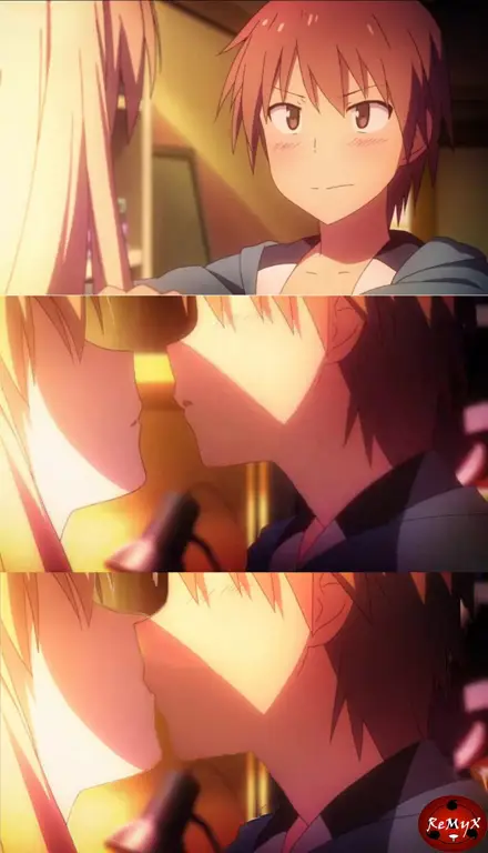 Adegan dari anime Sakurasou no Pet na Kanojo