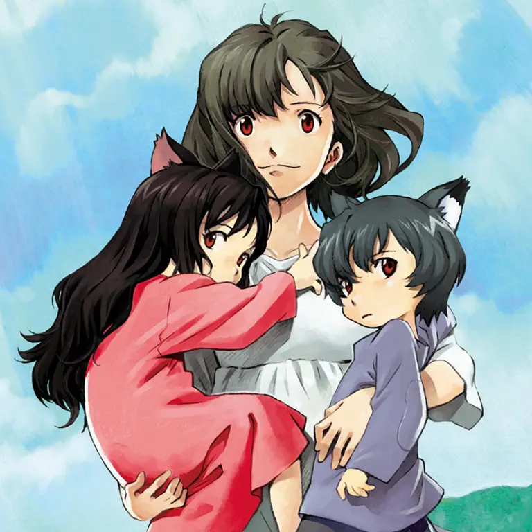 Potret dari film Wolf Children.