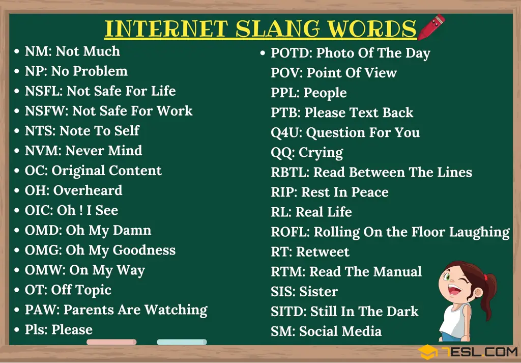 Ilustrasi internet slang