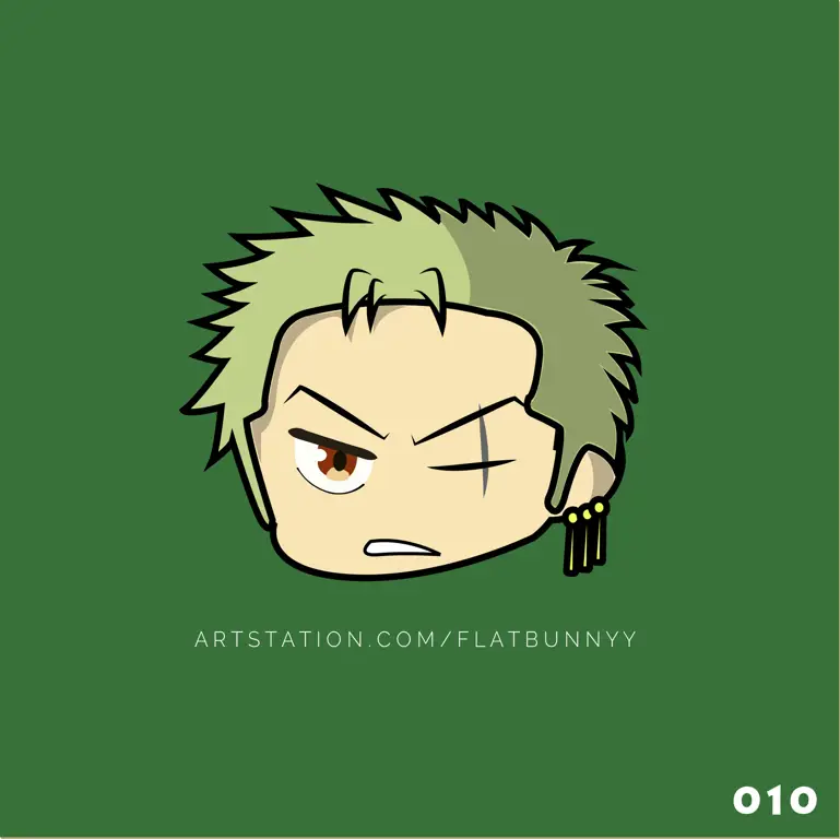 Wallpaper iPhone Zoro chibi lucu