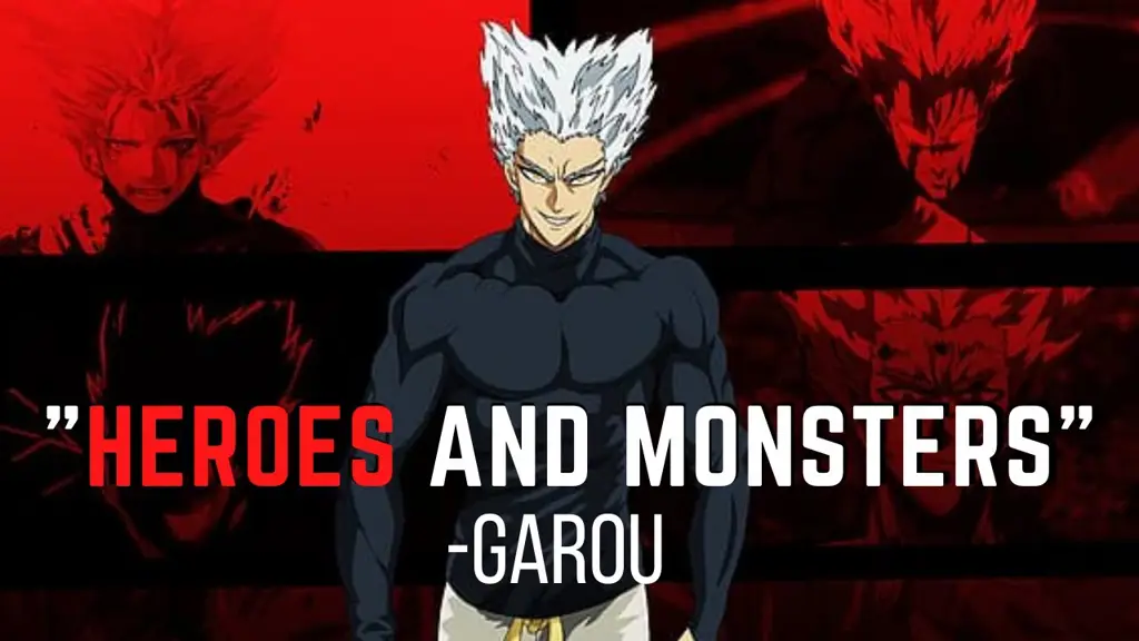 Ilustrasi Monster Garou yang Menyeramkan