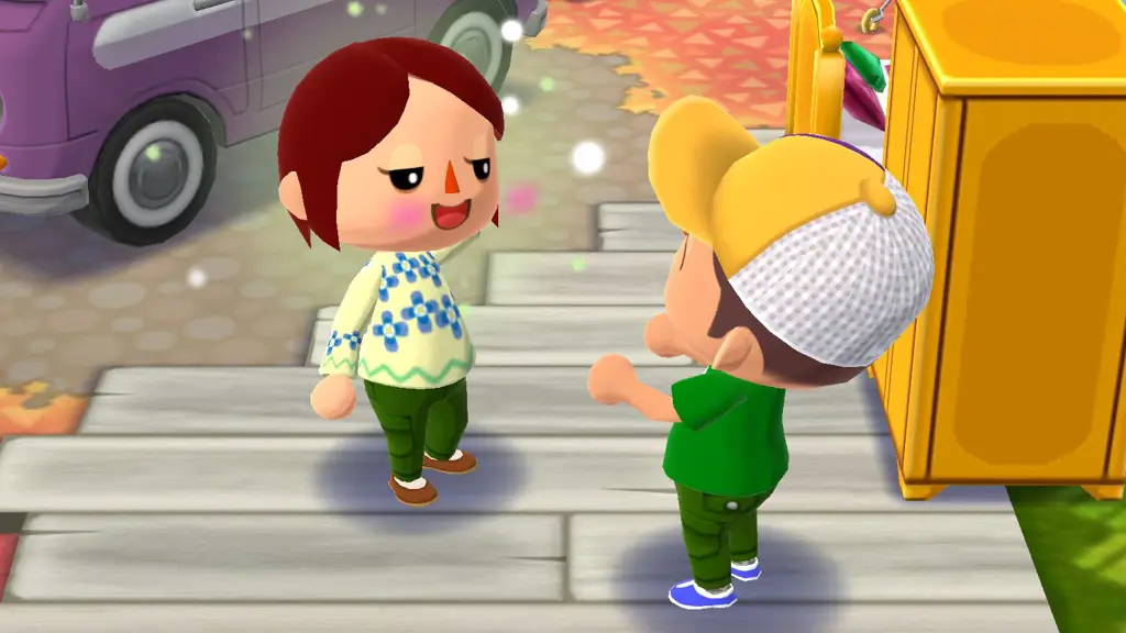 Gambar gameplay Animal Crossing: Pocket Camp yang menunjukkan berbagai aktivitas yang bisa dilakukan