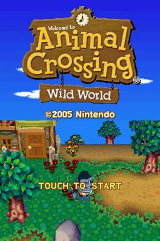 Gambar gameplay Animal Crossing Wild World