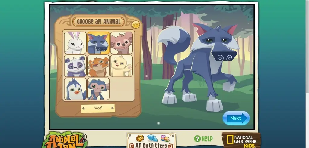 Cuplikan gameplay Animal Jam Beta