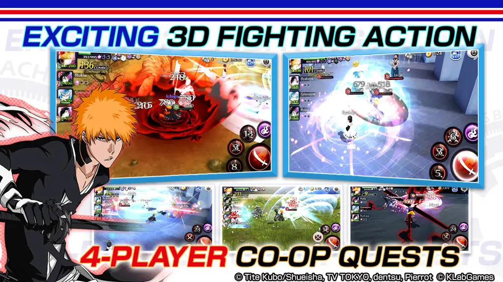 Gambar gameplay Bleach Brave Souls di PC