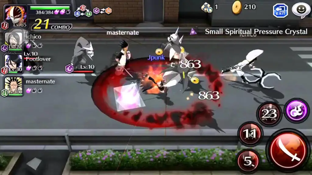 Gambar gameplay Bleach Brave Souls