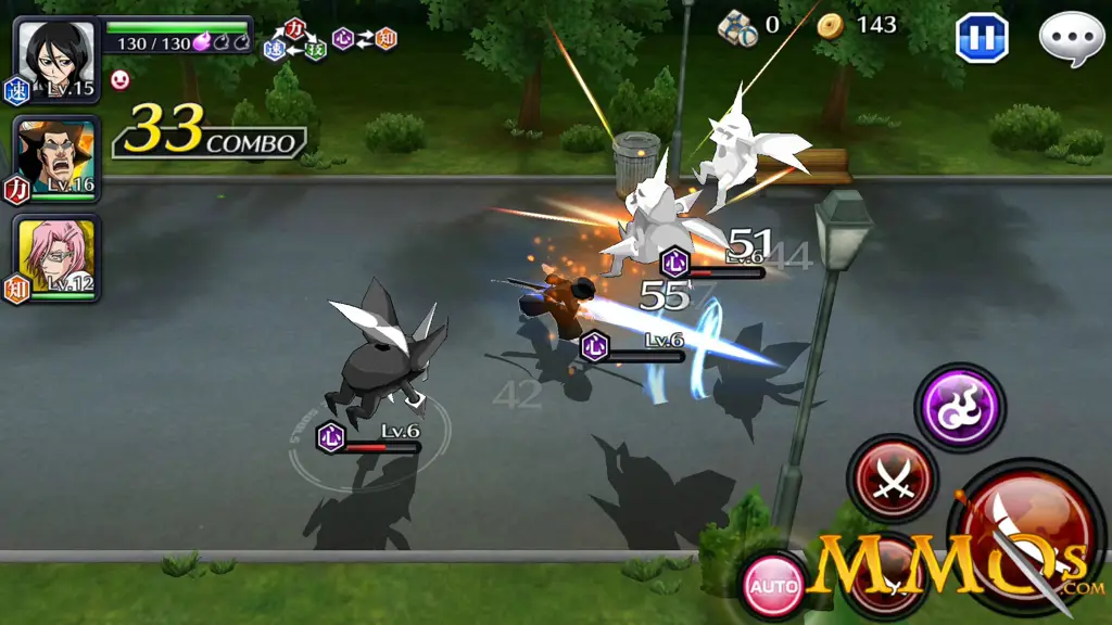 Gambar gameplay Bleach Brave Souls