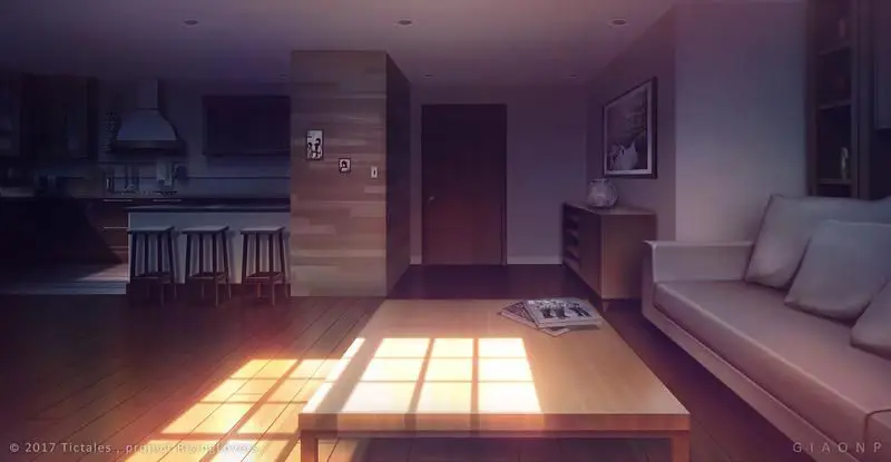 Screenshot game visual novel anime