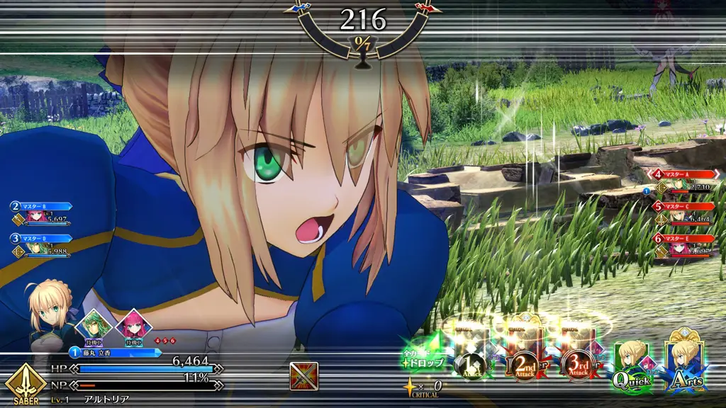 Gambar Gameplay Fate Grand Order