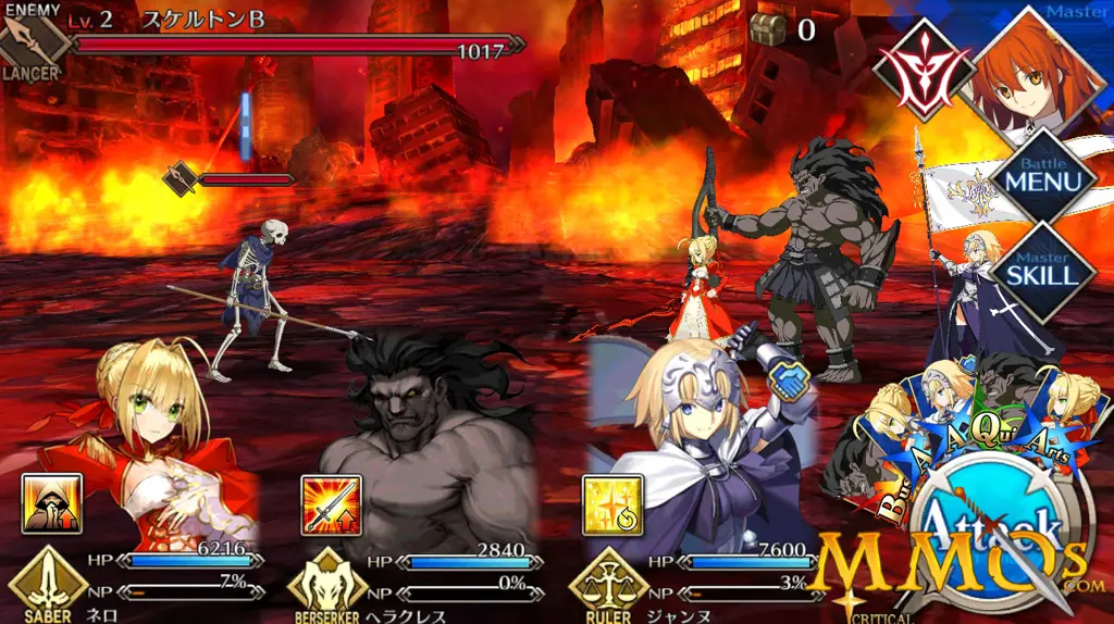 Gameplay Fate/Grand Order