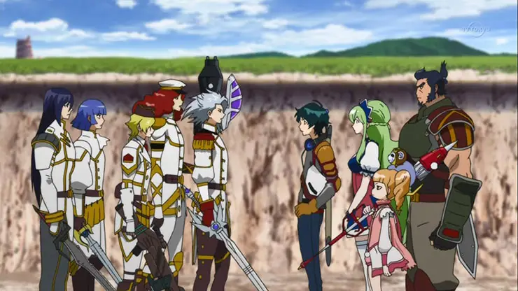 Gambar gameplay Ixion Saga DT