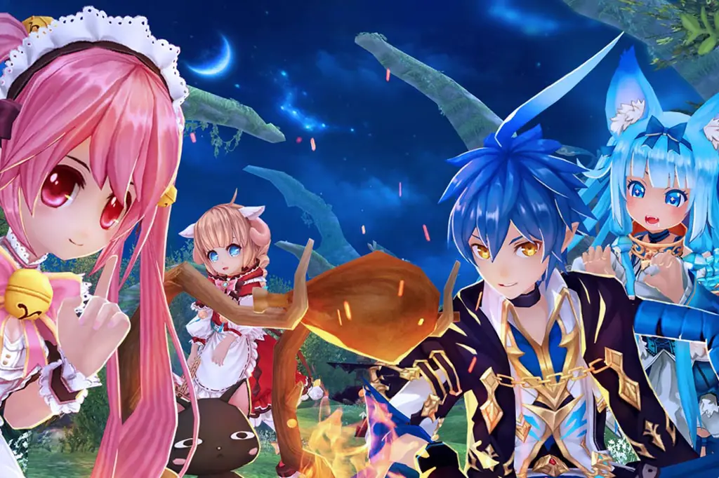 Cuplikan Gameplay Anime MMORPG