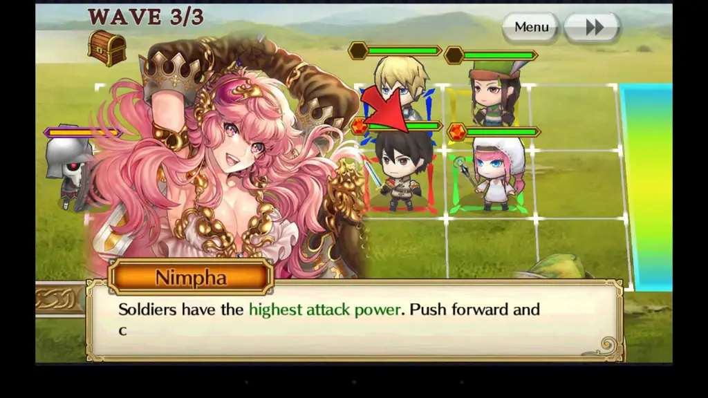 Gambar gameplay Chain Chronicle