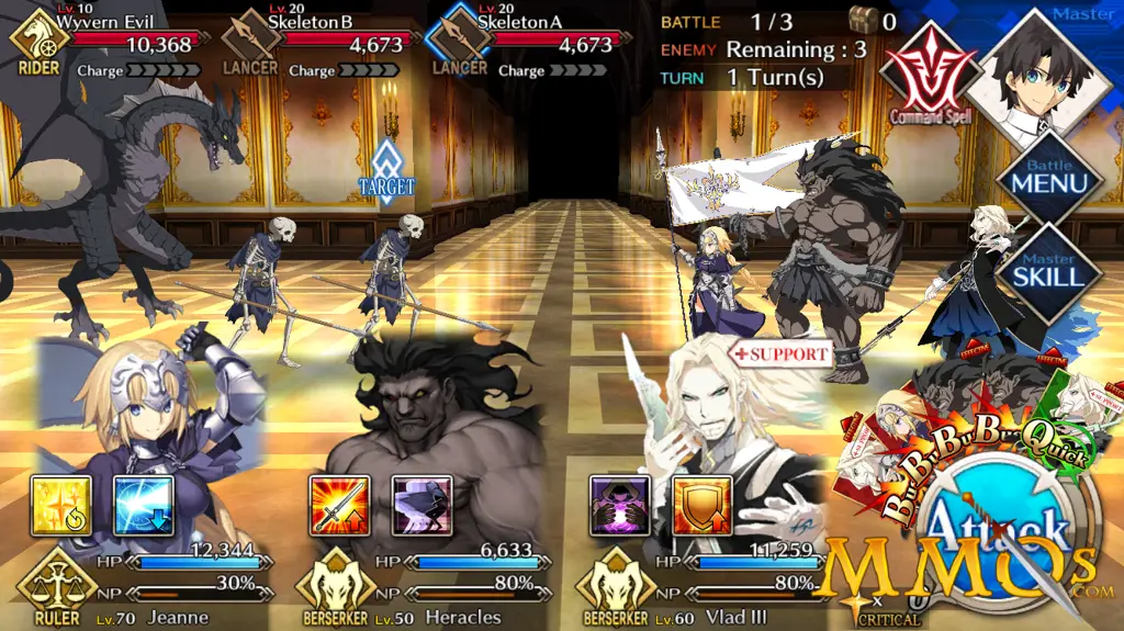 Gambar gameplay Fate Grand Order