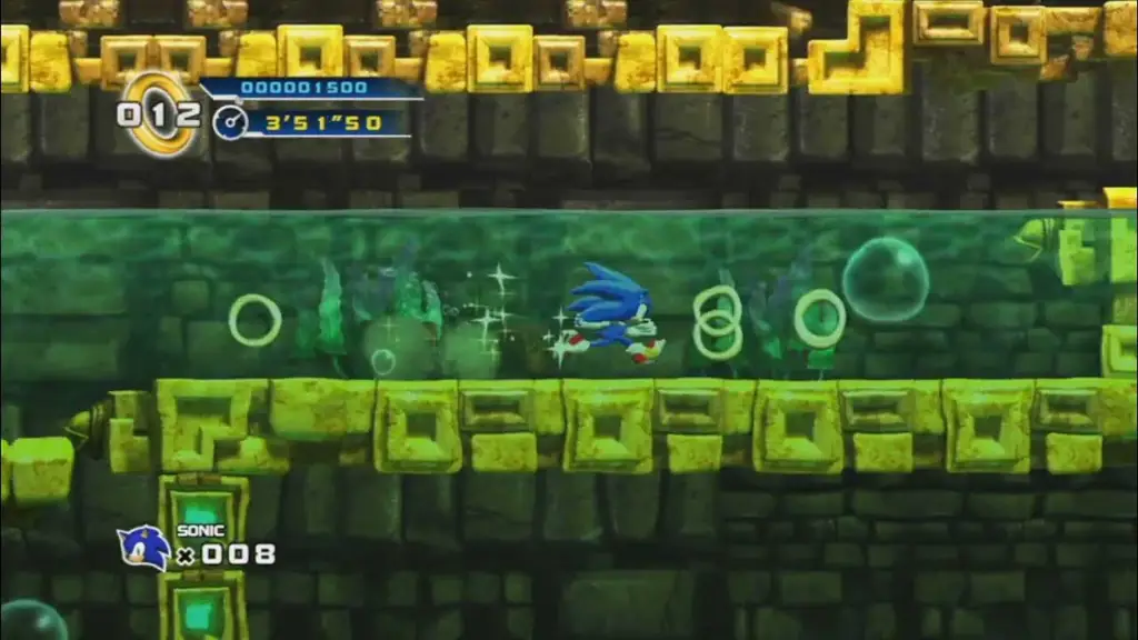 Gambar gameplay Sonic 4 Episode 1