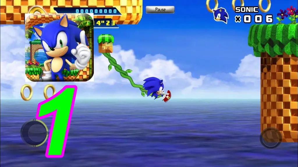 Gambar gameplay Sonic the Hedgehog 4 Episode 2