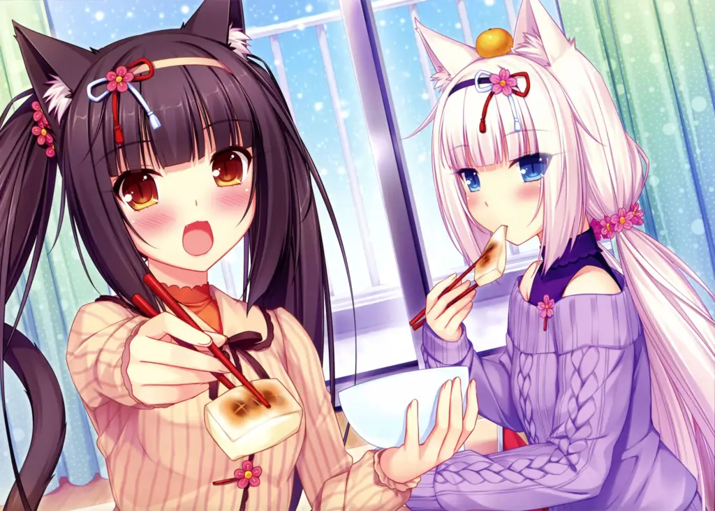 Gambar screenshot gameplay Nekopara