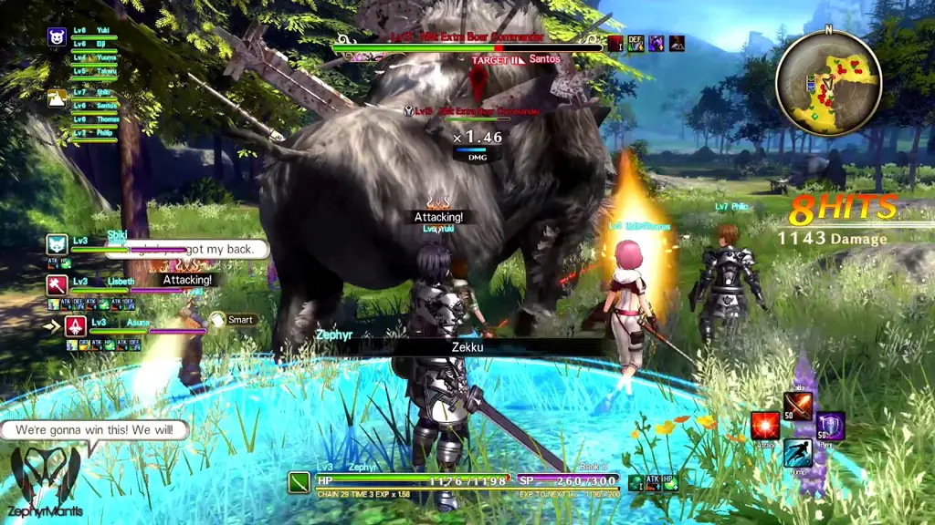 Gambar Gameplay Sword Art Online