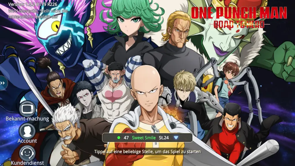 Gambar gameplay One Punch Man Road to Hero