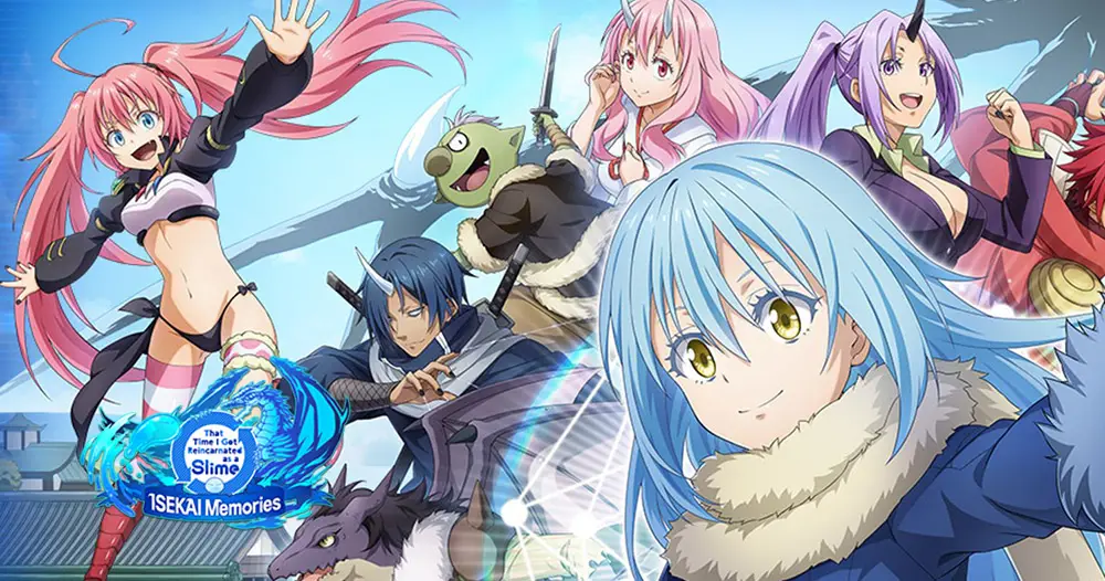 Gambar gameplay Slime Isekai Memories yang menunjukkan pertarungan yang seru dan strategi yang digunakan