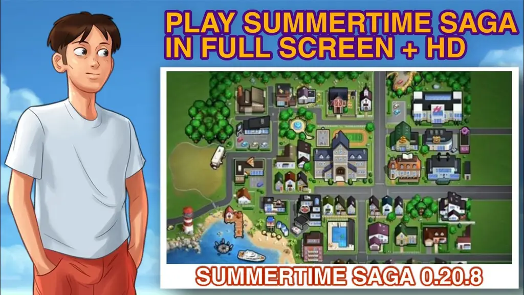 Gambar gameplay Summertime Saga