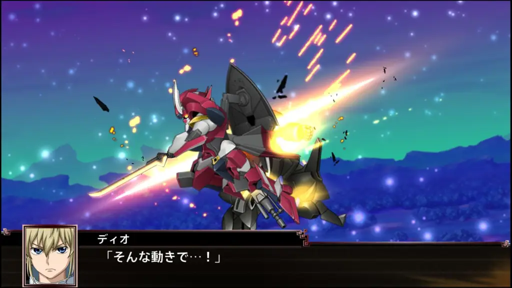 Gambar gameplay Super Robot Wars X