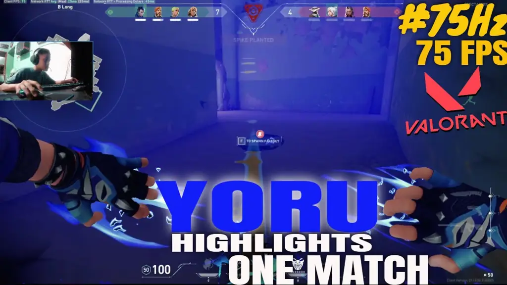 Cuplikan gameplay Yoru Valorant yang menampilkan penggunaan Pedang Yoru