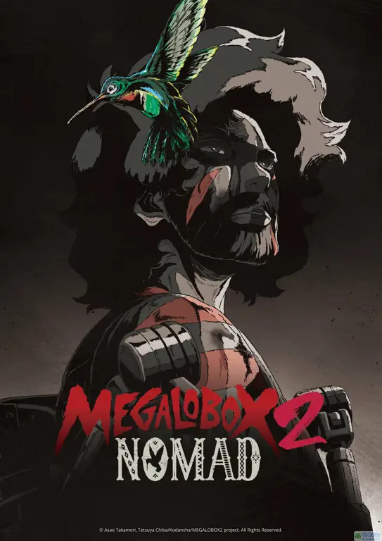 Gaya Animasi Megalo Box yang unik dan dinamis Gambar gaya animasi Megalo Box