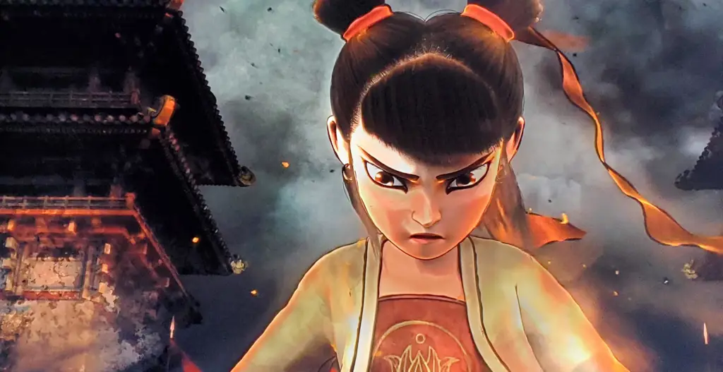 Gambar yang menampilkan gaya animasi Nezha Reborn yang unik dan detail