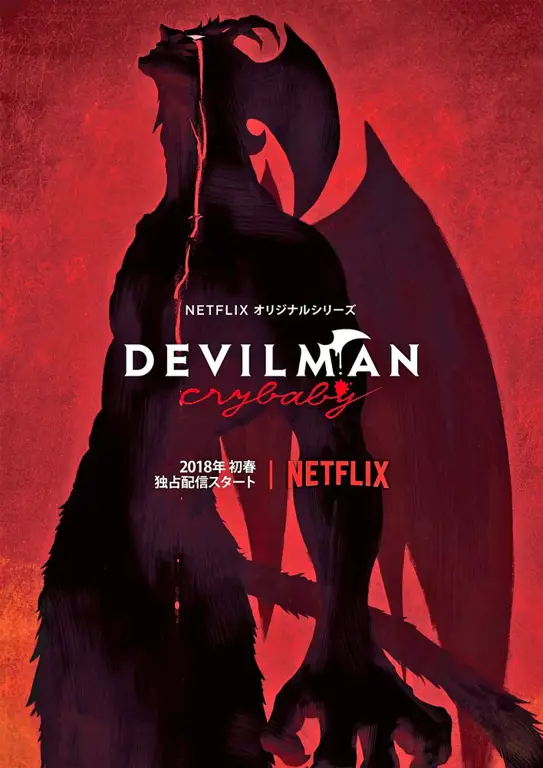 Animasi Devilman Crybaby yang dinamis dan penuh gaya