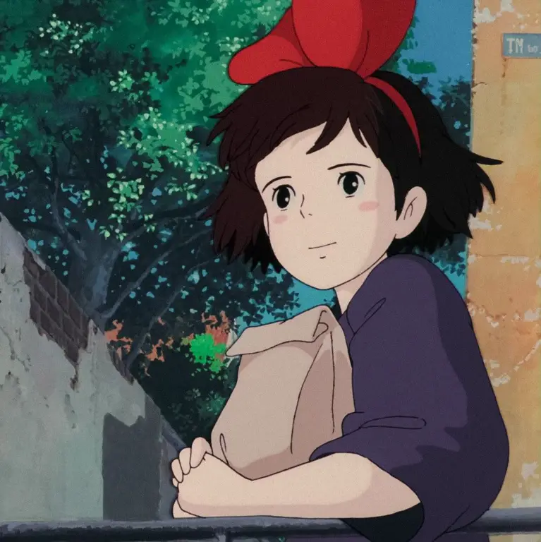 Gambar yang terinspirasi dari gaya animasi Studio Ghibli