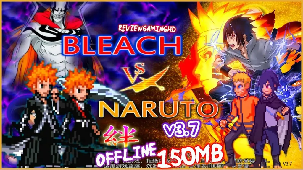 Perbandingan gaya pertarungan dalam game Bleach vs Naruto