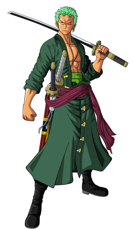 Gambar berbagai gaya bertarung Zoro