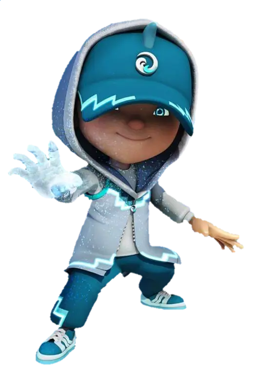 Desain Boboiboy Ice