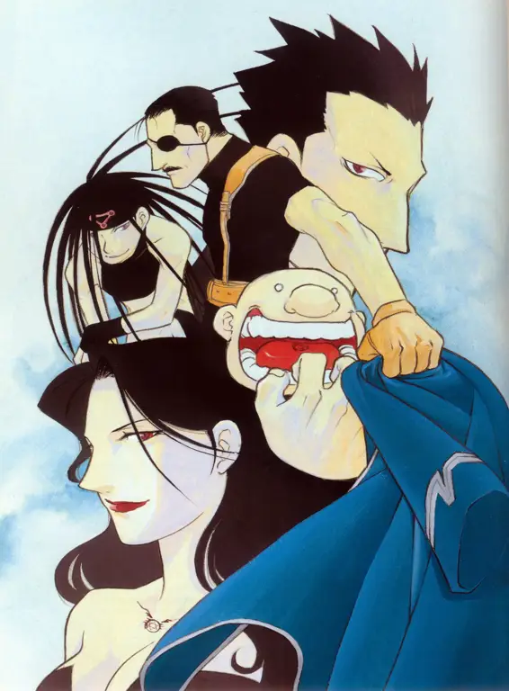 Ilustrasi karya Hiromu Arakawa