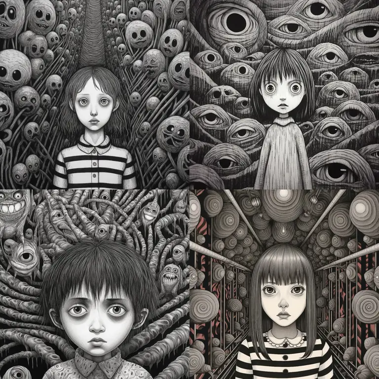 Gaya seni Junji Ito yang khas