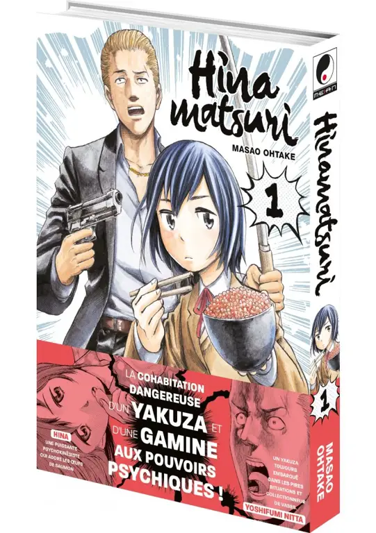 Ilustrasi manga yang menampilkan festival Hinamatsuri