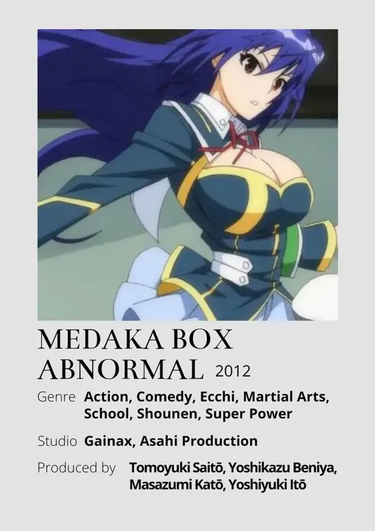 Gambar gaya seni dalam Medaka Box Abnormal