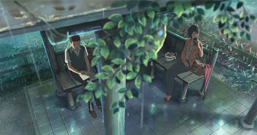 Gaya seni khas Makoto Shinkai