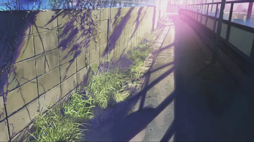 Ilustrasi karya Makoto Shinkai