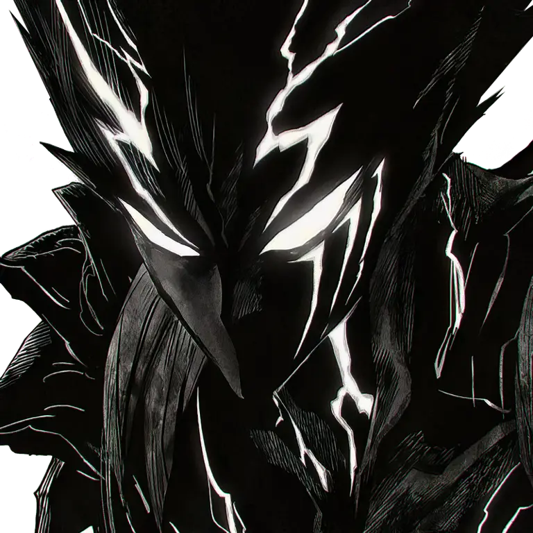 Gambar yang menampilkan gaya seni manga Garou