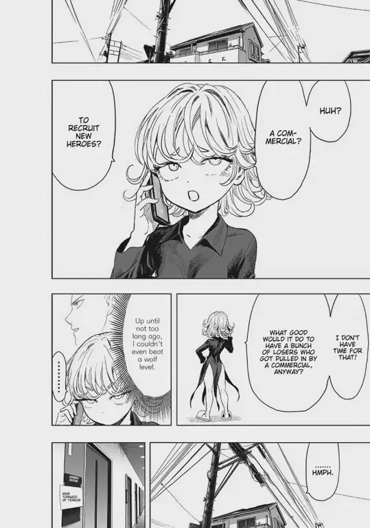 Gaya Seni yang Menawan Gambar yang menampilkan gaya seni One Punch Man Chapter 204