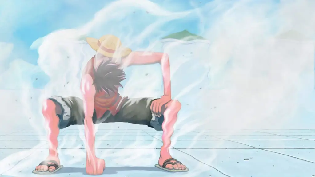 Luffy menggunakan Gear Second untuk pertama kalinya.